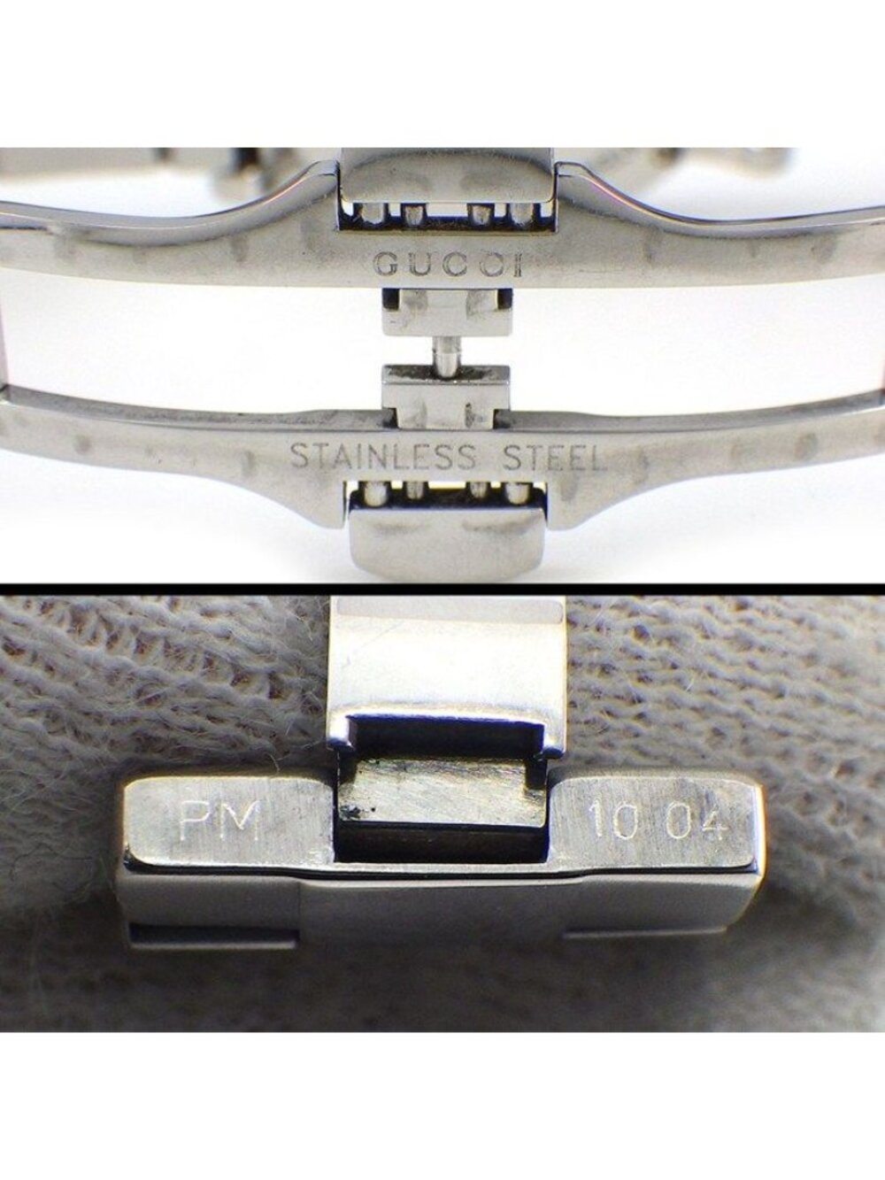 Gucci Watch Round Silver Dial SS Quartz Analog - Picture 5 of 12